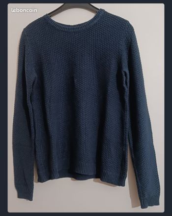 Pull d'hiver, bleu marine, foncé