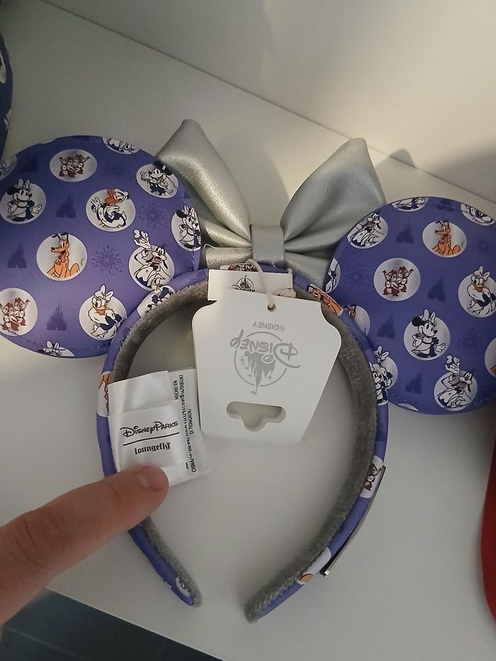 Sac Loungefly 100 ans disney + serre tête - photo numéro 6