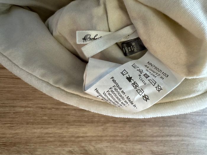 Lot de 3 bonnets naissance bébé BB&Co Gemo Orchestra très bon état - photo numéro 5