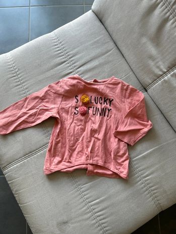 T-shirt manche longue 12 mois