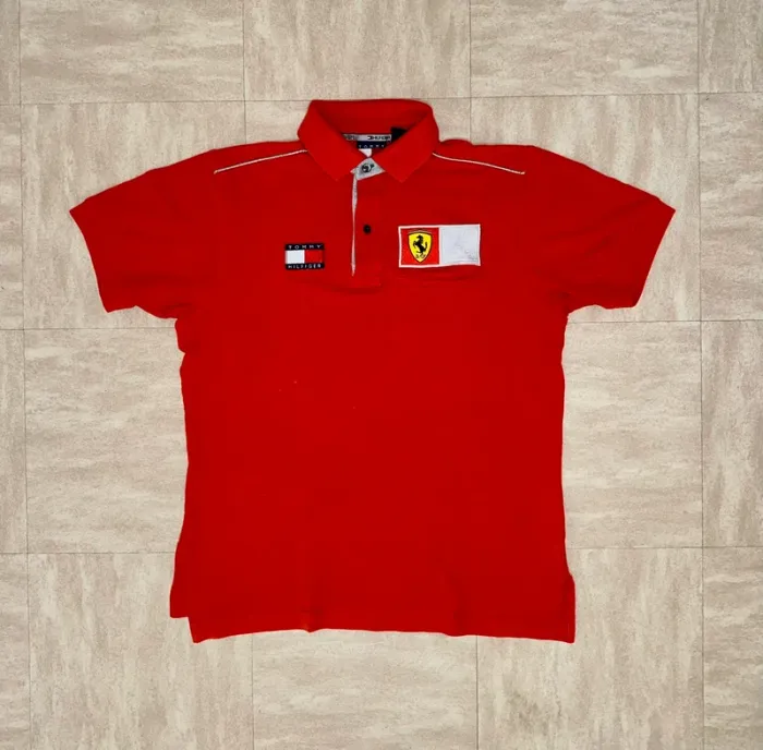 T-shirt Hilfiger x Ferrari - photo numéro 2