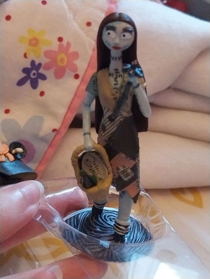 2 Figurines Sally et Le Maire Mayor L'Étrange Noël de Monsieur Jack Disney - photo numéro 3
