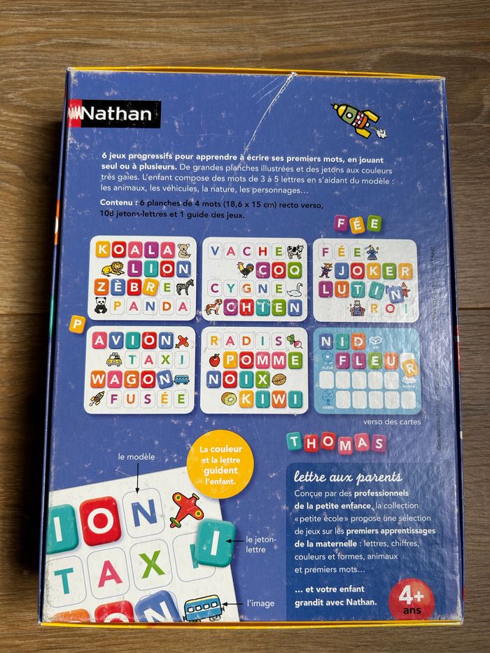 Jeu les mots - photo numéro 2