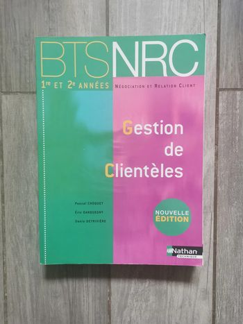 Cahier Gestion de Clientèles BTS 1re et 2e années