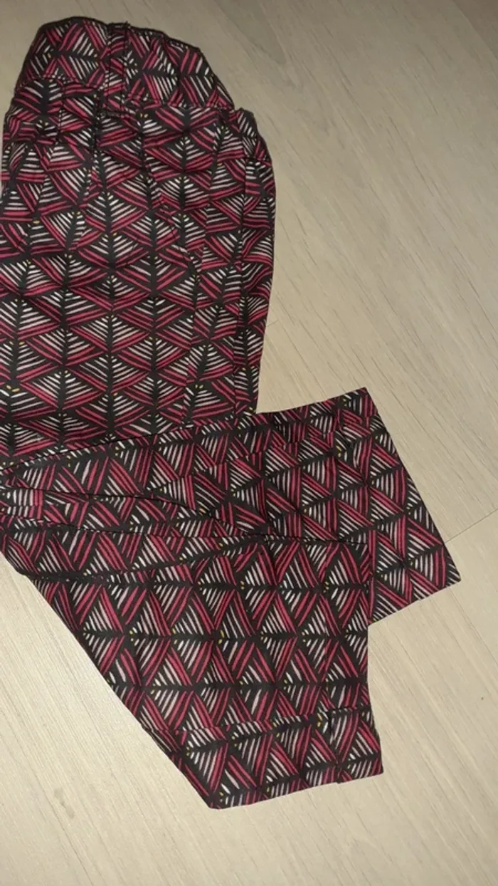 Pantalon à imprimé bazin - photo numéro 3