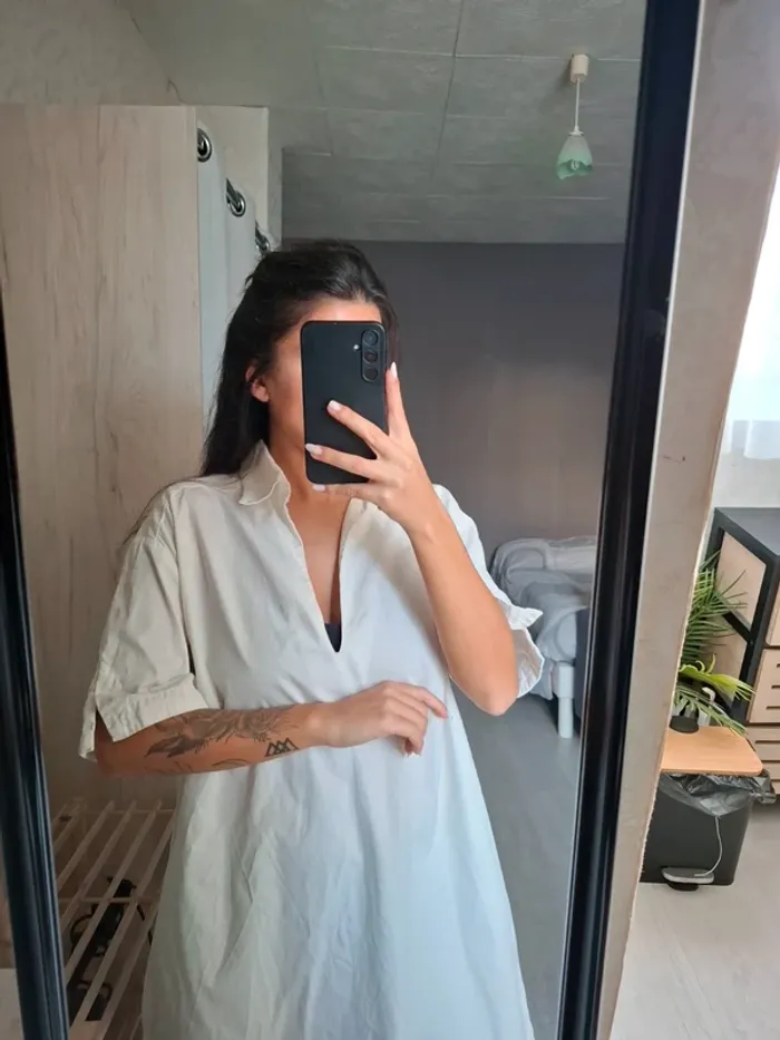 Robe chemise H&M Taille M - photo numéro 3