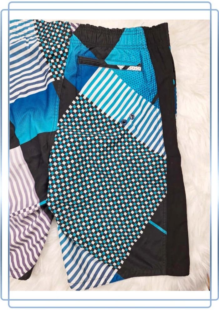short de bain imprimé/brodé firefly - homme taille S - multicolore (517) - photo numéro 10