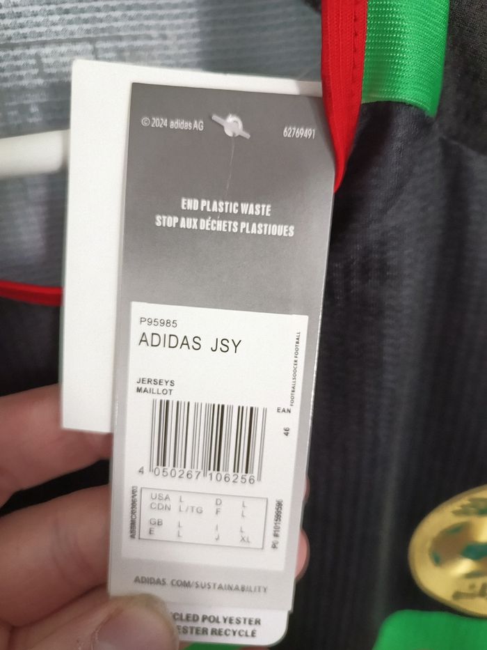 Maillot de foot noir d'Algérie - photo numéro 4