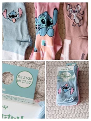 3 paires de chaussettes Stitch 31/34