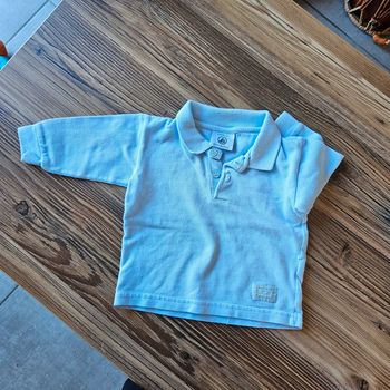 Polo manches longues, taille 6 mois
