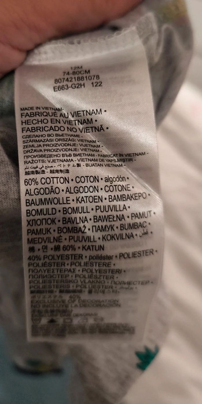 Barboteuse garçon Levi's 12 mois neuf - photo numéro 3