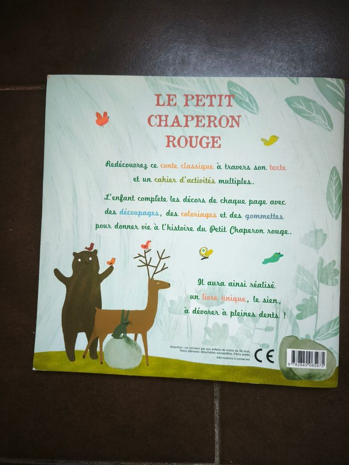 Livre conte activités Le petit chaperon rouge Mila - photo numéro 9