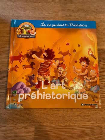 Livre Altaya Le monde des dinosaures L’art préhistorique Numéro 21