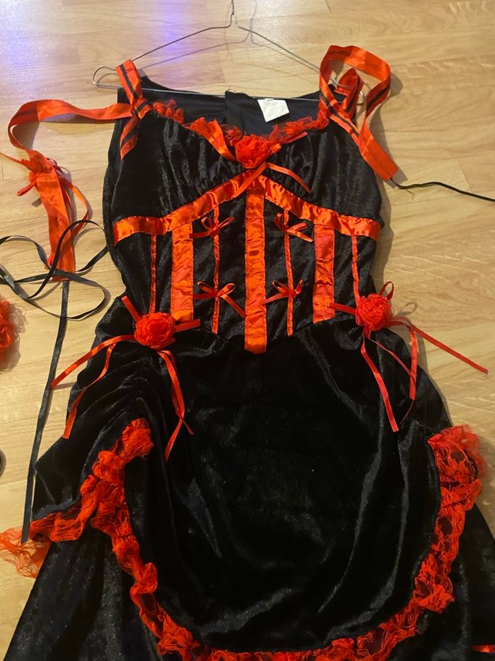 Robe French Cancan déguisement taille 40 - photo numéro 2