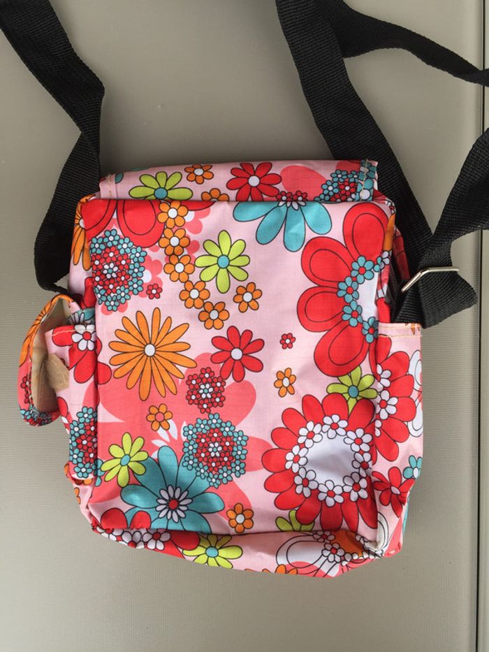 sac en bandoulière à fleurs - photo numéro 4