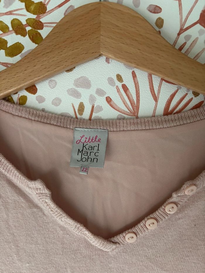 Pull Karl Marc John dos ouvert - photo numéro 2