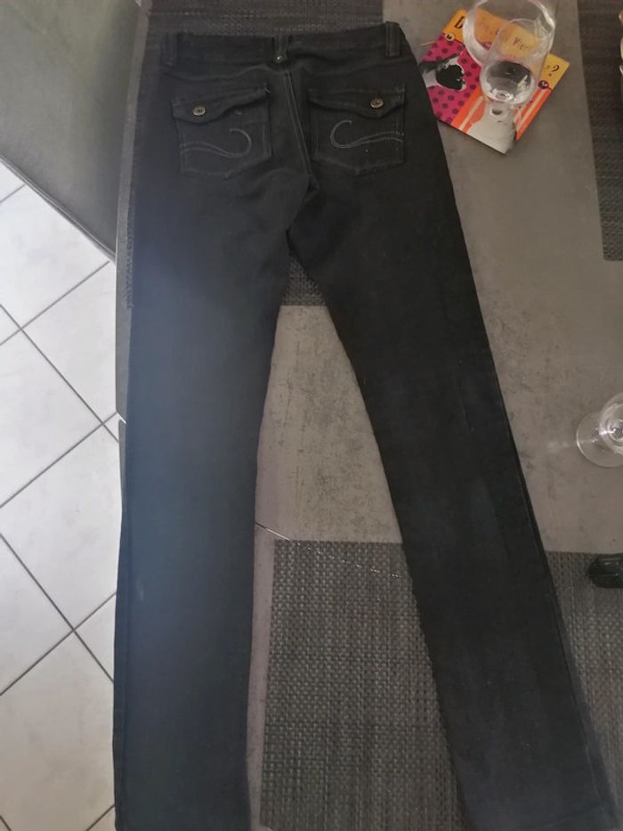 Jean femme/fille Cache Noir cache taille 34-36 - photo numéro 4