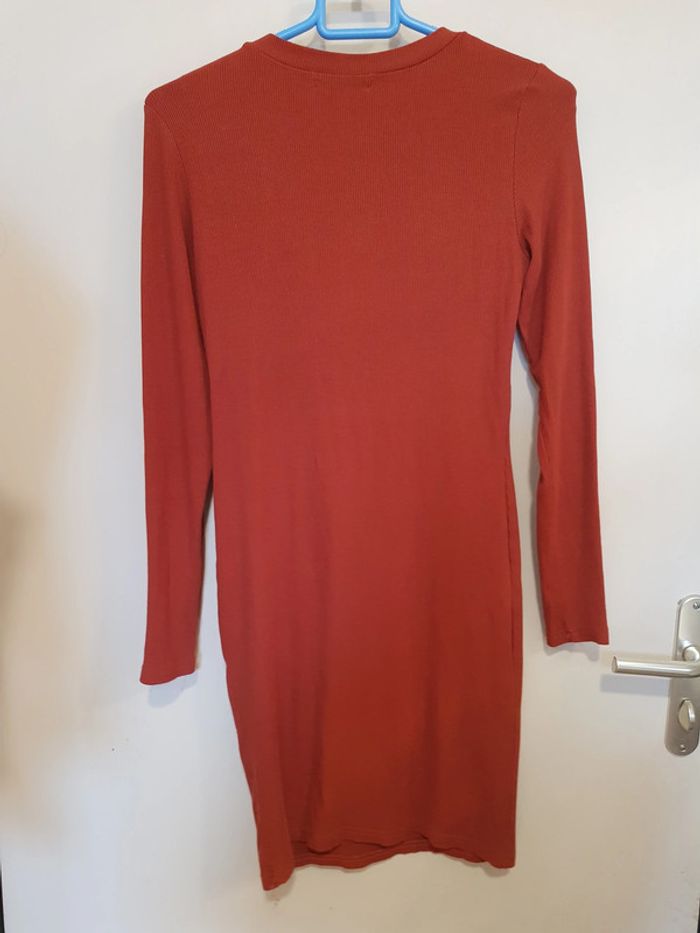 Robe couleur Terracota / rouge-orangée - photo numéro 4