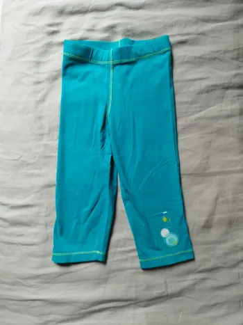 Legging fille turquoise Orchestra 5 ans