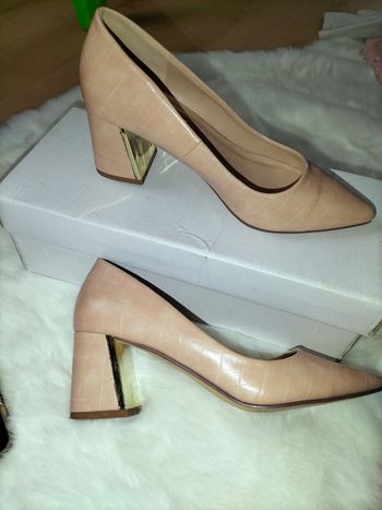 Escarpins talons carré 