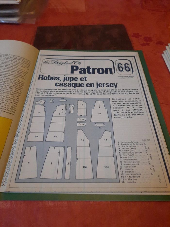 Patron de couture (les doigts d'or) et tricot - photo numéro 4