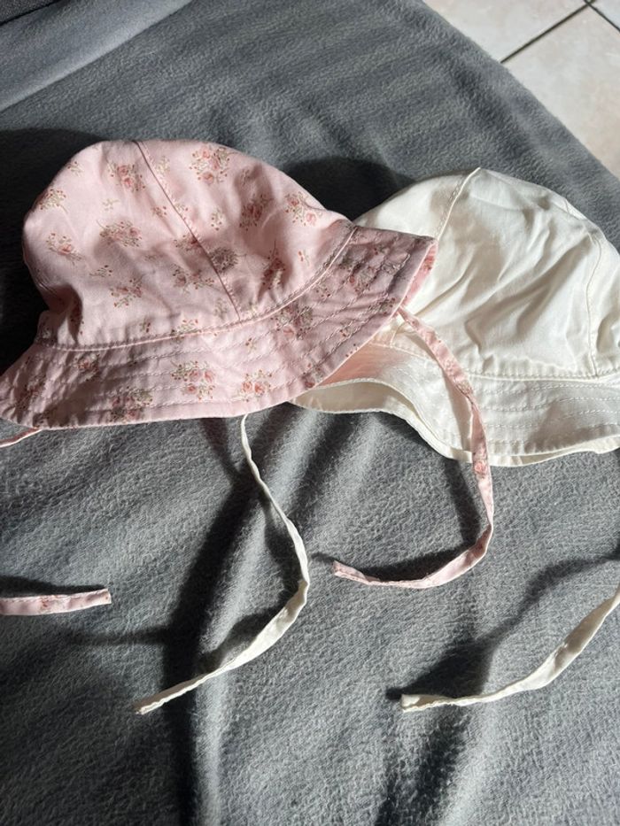 Lot de 2 chapeaux H&M - 0/2mois - photo numéro 2
