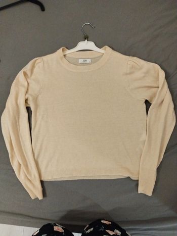 Pull laine léger beige taille S