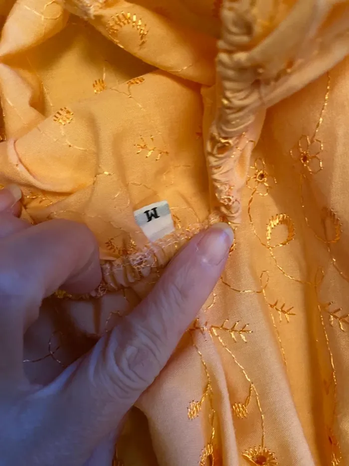 Blouse orange Taille M enfant - photo numéro 3