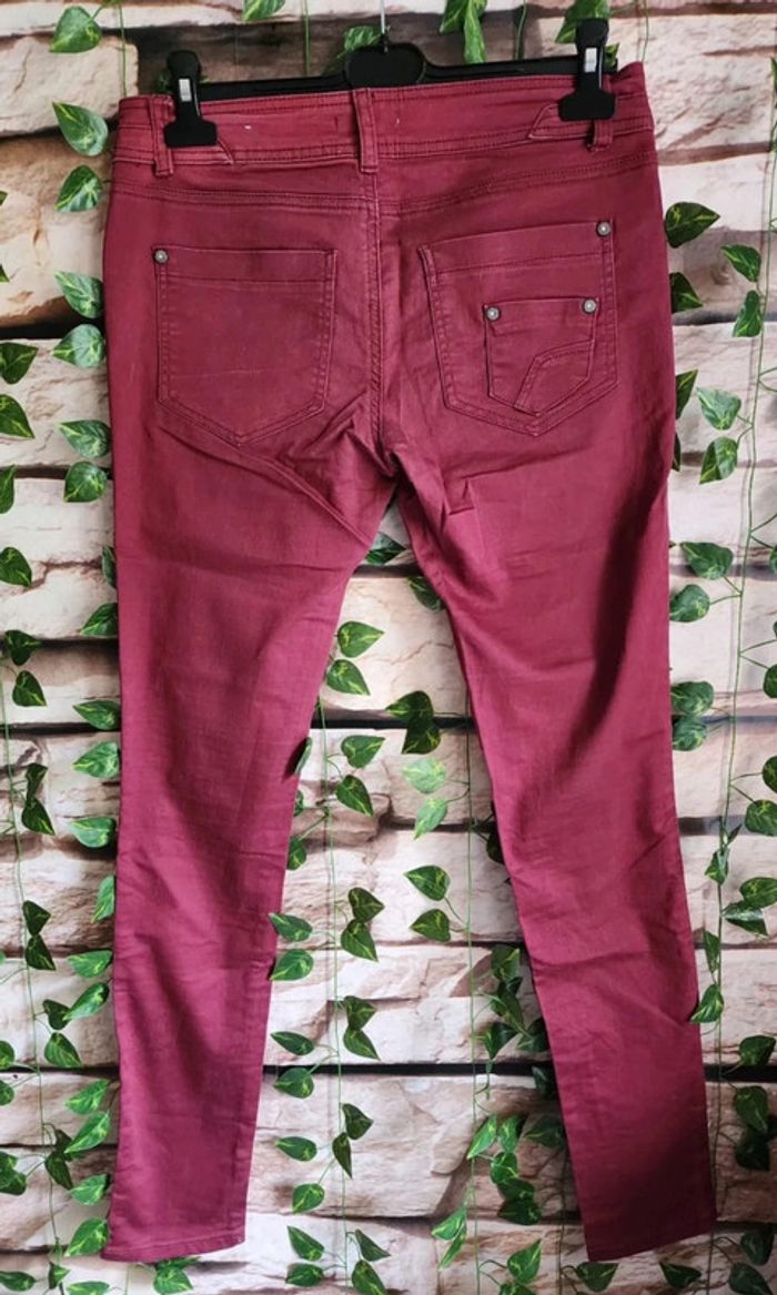 🌸Jeans skinny Bordeaux Jennyfer Taille 40🌸 - photo numéro 5