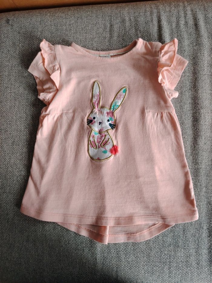T-shirt rose lapin