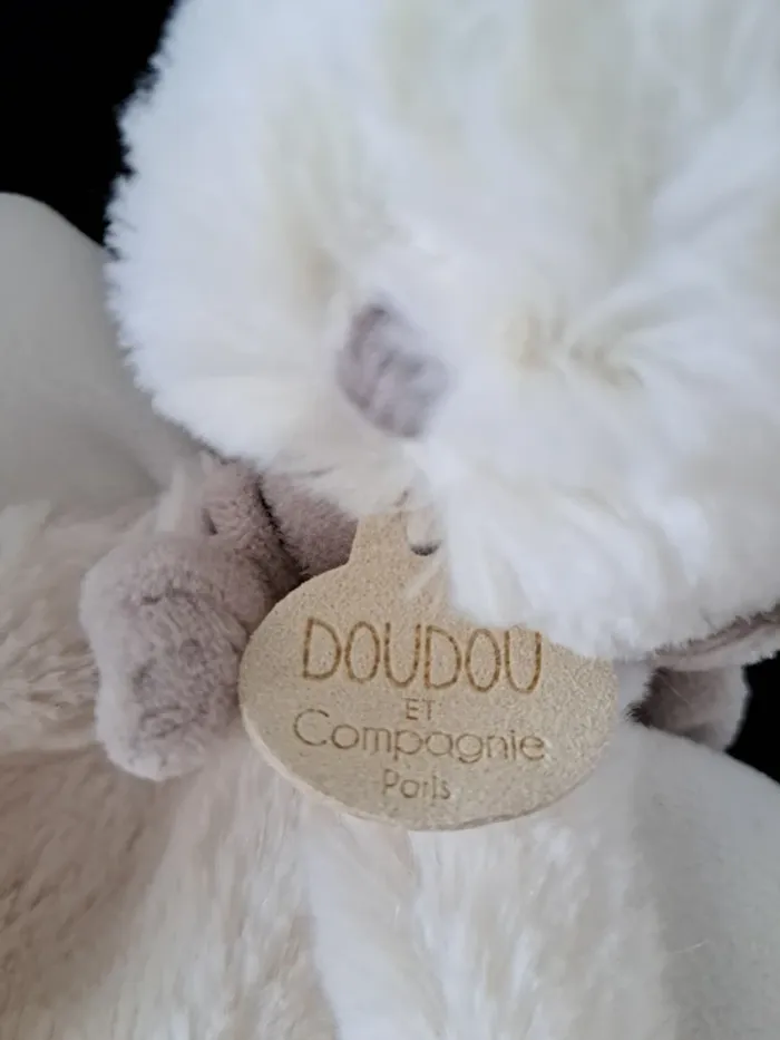 Doudou Lapin Bonbon Taupe 🐰 - photo numéro 6