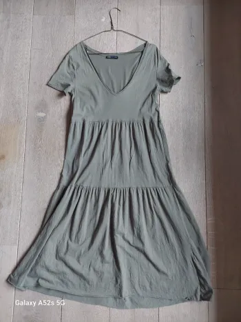 Robe longue kaki Zara taille S
