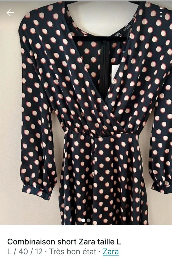 Combinaison short Zara taille L