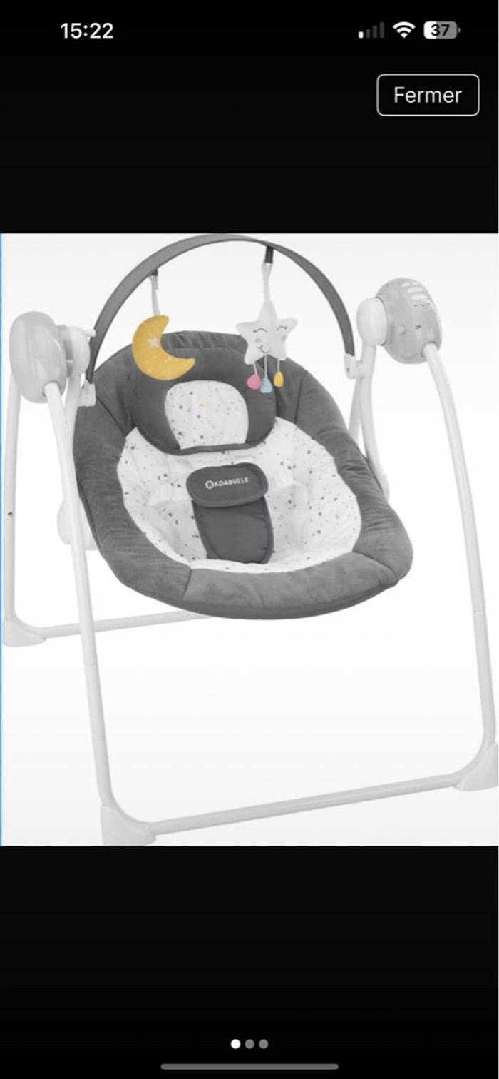 Balancelle électrique Badabulle - neuve - photo numéro 3