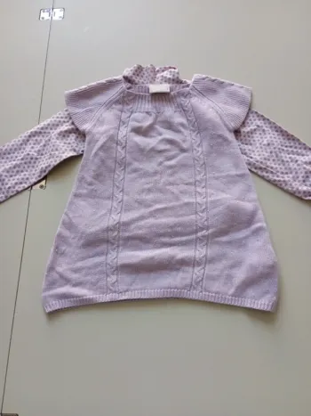 Ensemble robe avec haut manches longues 23 mois dpam