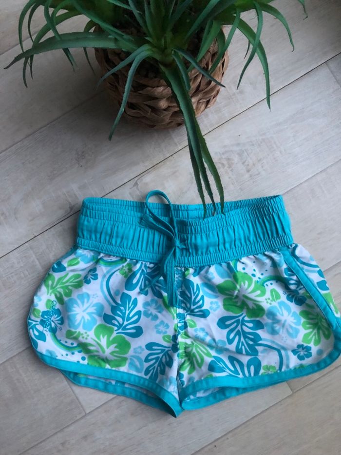 Short turquoise et vert fille Tribord - photo numéro 2