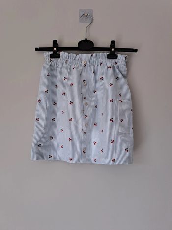 Jupe rayé blanc et bleu Lili Marelle
