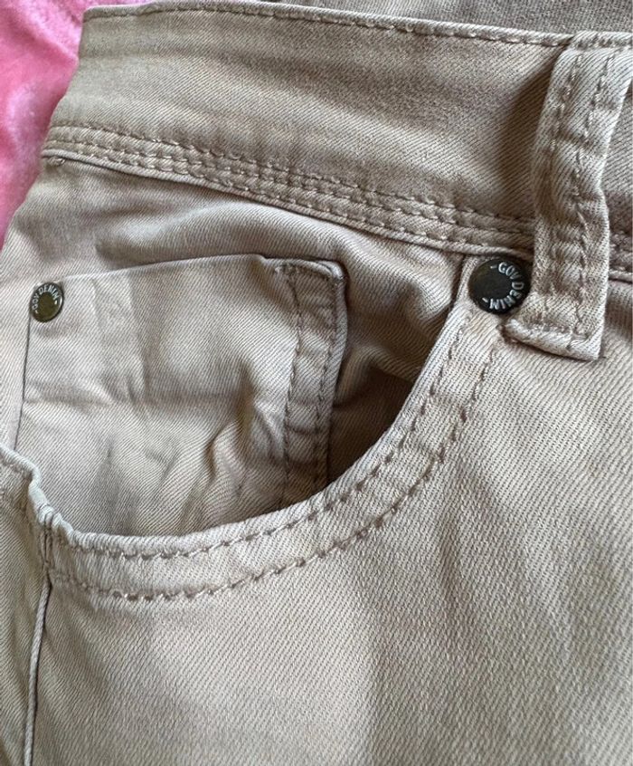 Jeans marron à trou - photo numéro 5