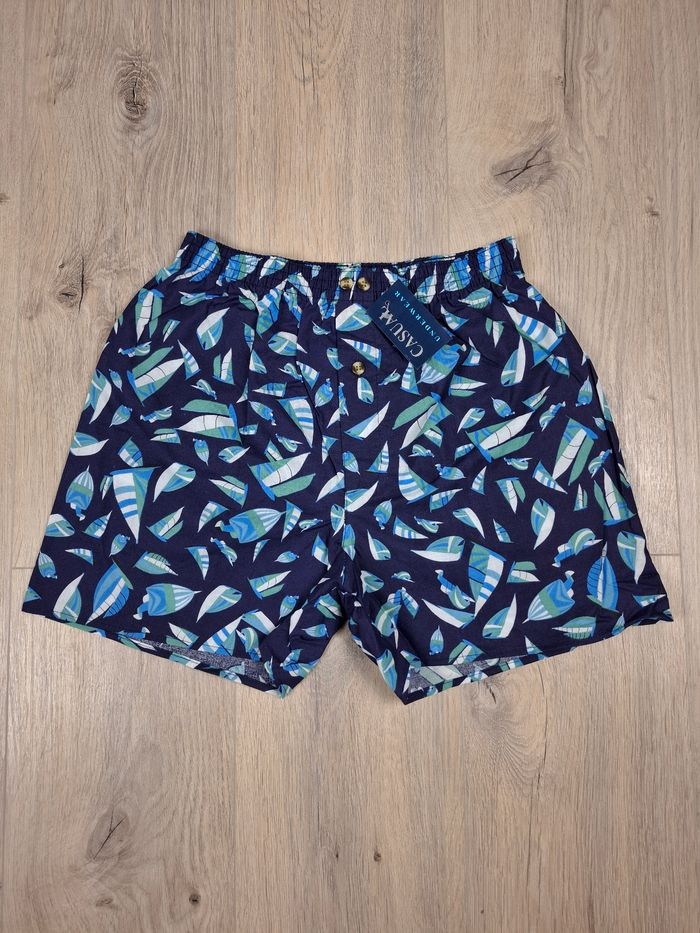 Caleçon Casual Homme Bleu Taille Xs