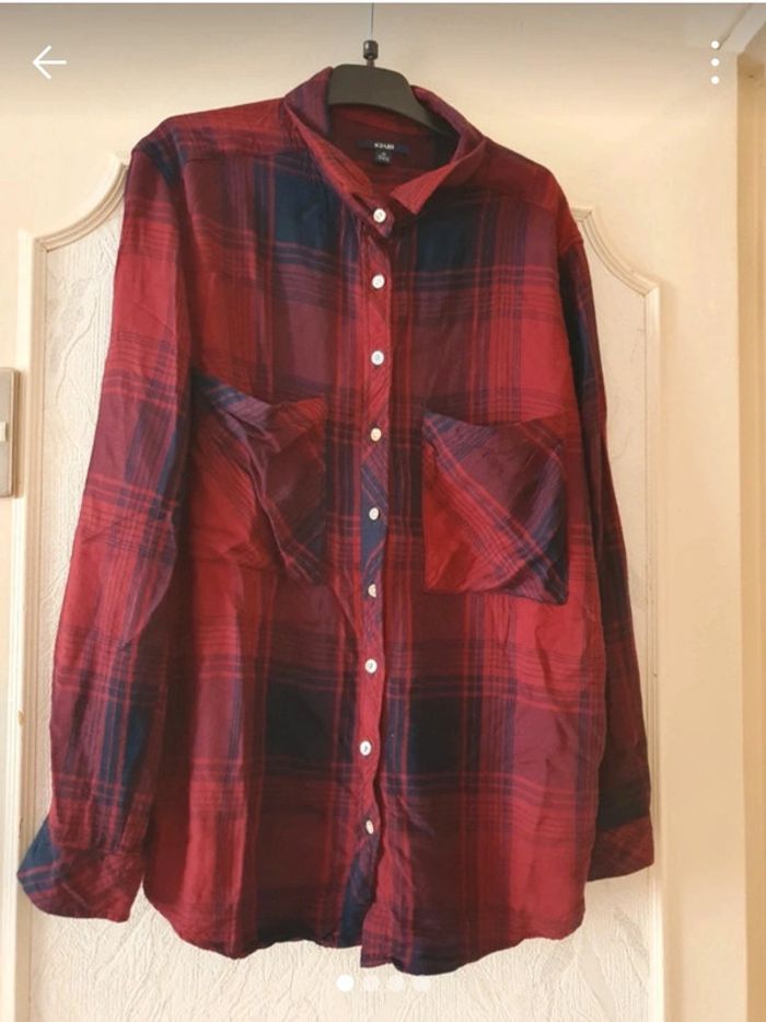 Chemise à carreaux femme t.36