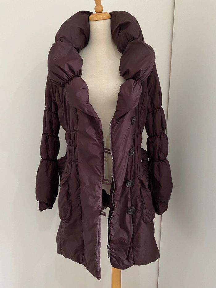 Manteau doudoune bordeaux Patrice Bréal - photo numéro 4