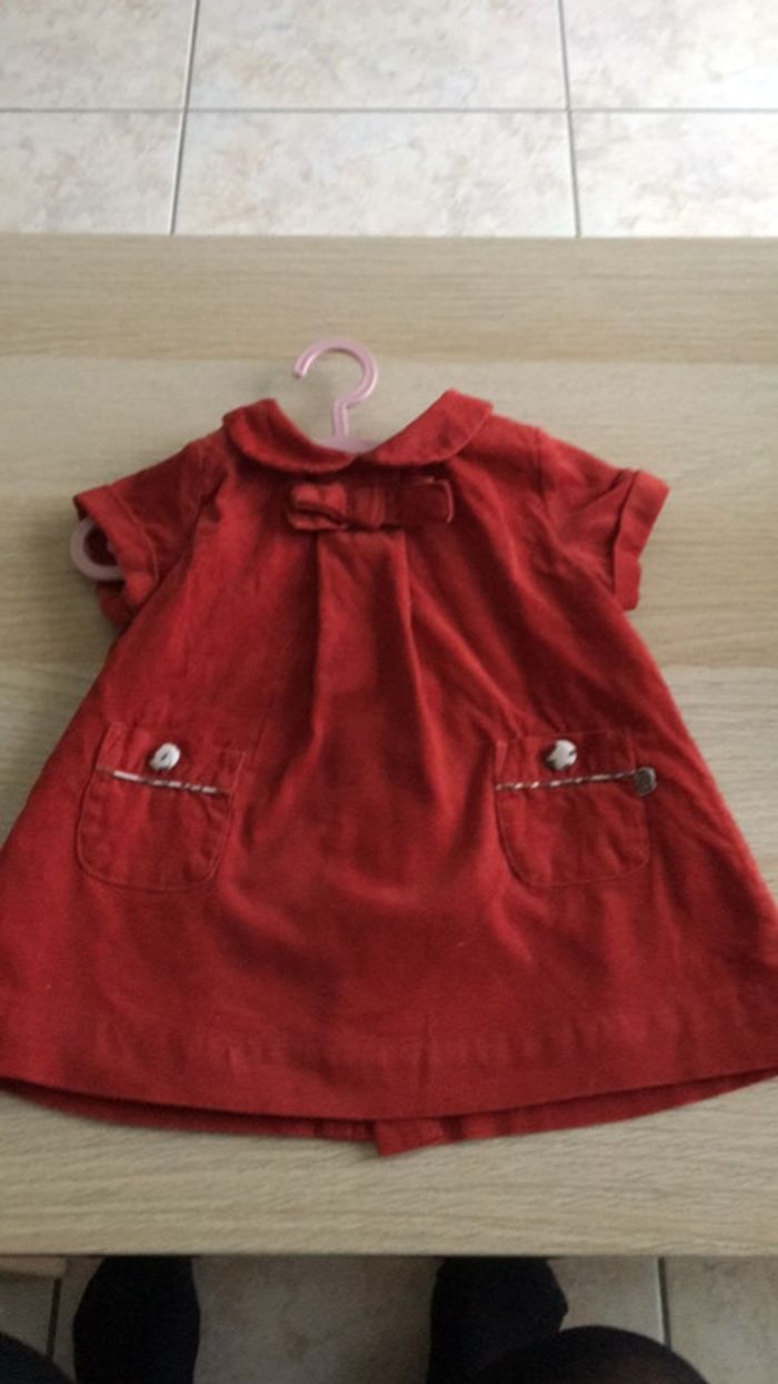 Robe velours rougz sergent major