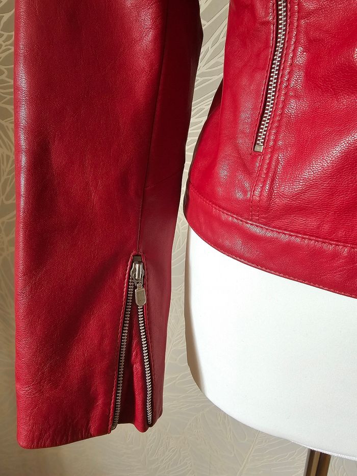 Veste naf naf taille 36 en 100 % cuir - photo numéro 3