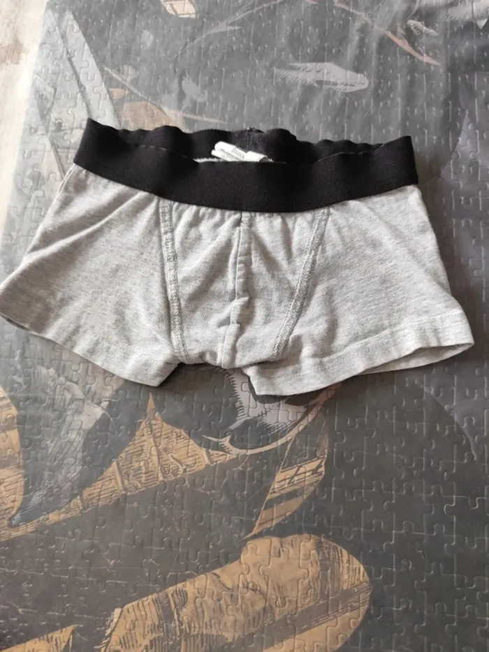 Lot de 2 caleçons tissaia taille 4-5 ans - photo numéro 3