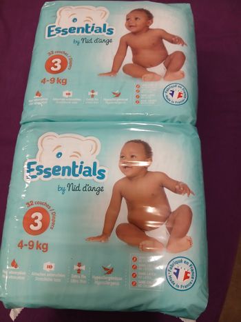 Lot de 2 couches Essentials taille 3