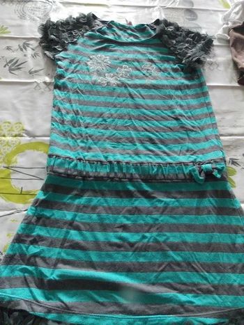 Robe a rayures manches courte 10 ans Orchestra