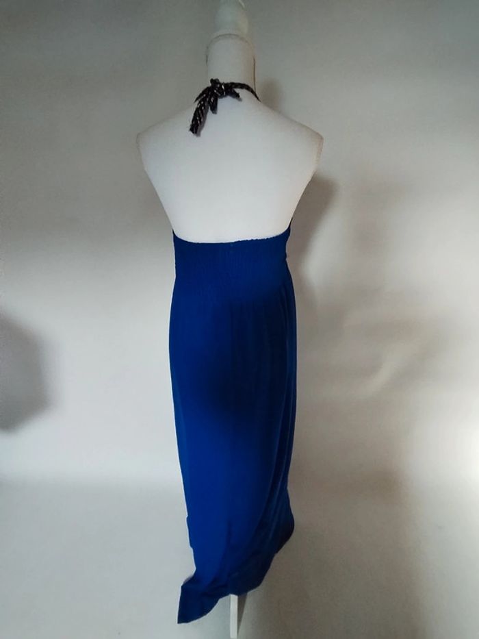 Longue Robe bleu taille unique - photo numéro 8