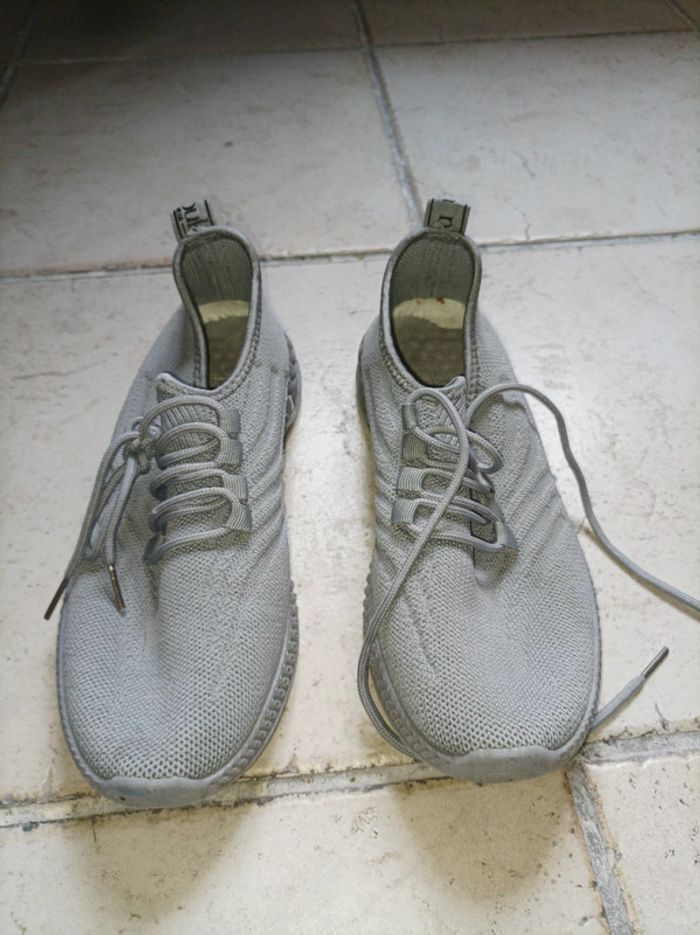 Baskets basses homme gris - photo numéro 5