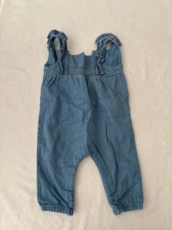 Combinaison bleu simple 3 mois