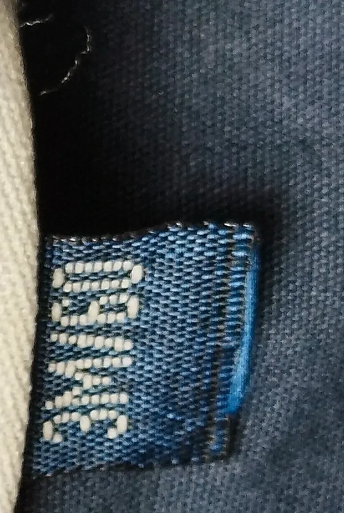 Chemise manches longues bleu marine IKKS taille 3 mois - photo numéro 4